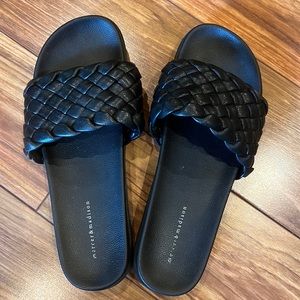 Braided Slide On Sandals